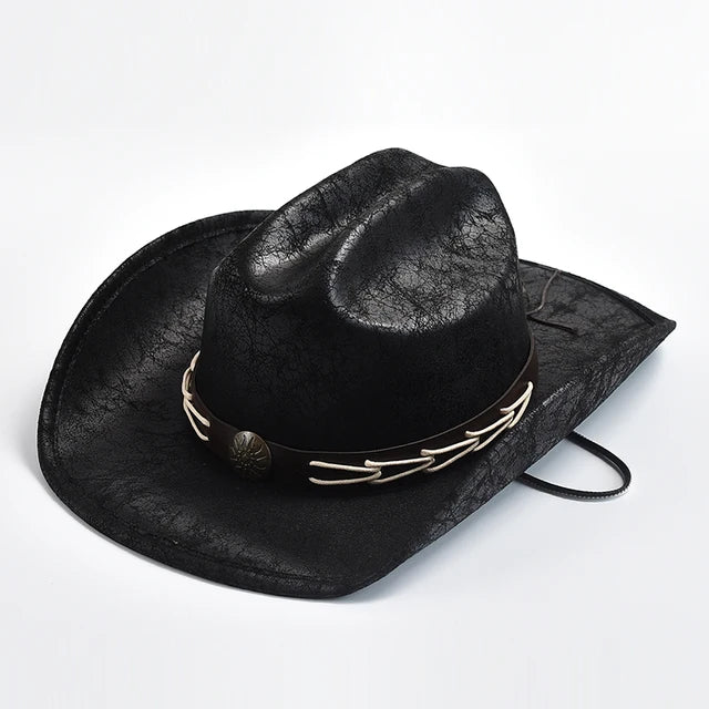 Clinbands - Cowboyhut mit Knochenperlenbesatz