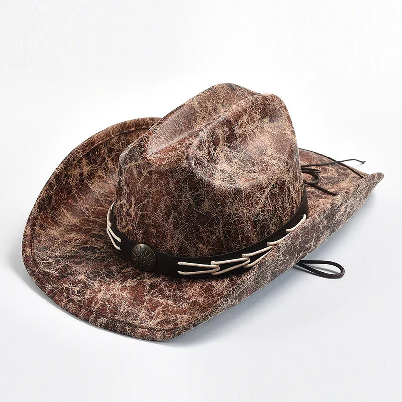 Clinbands - Cowboyhut mit Knochenperlenbesatz