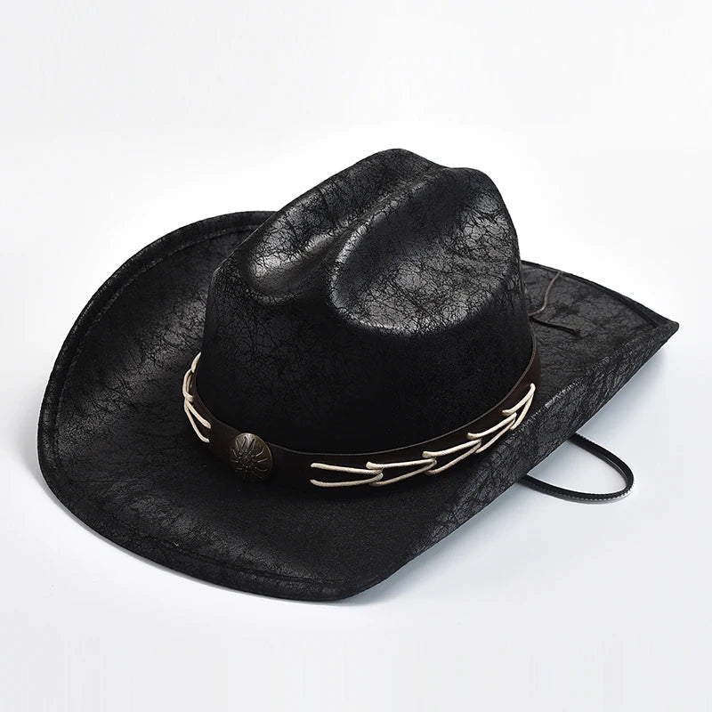 Clinbands - Cowboyhut mit Knochenperlenbesatz