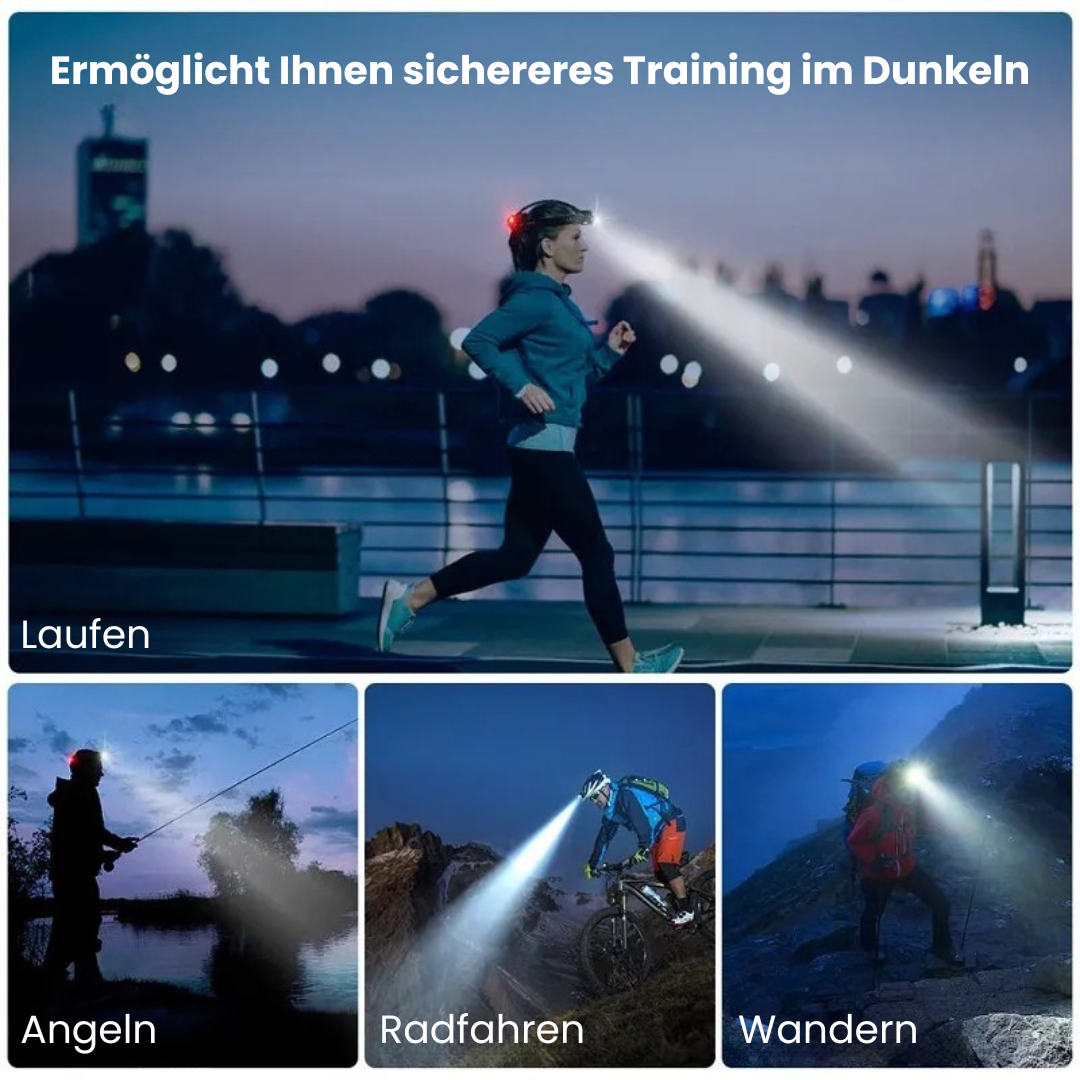LED Stirnlampe wiederaufladbar – FokusBeam 1000
