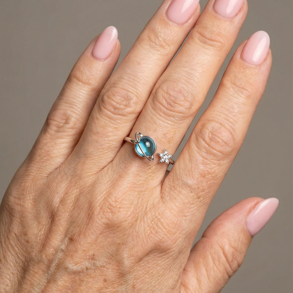 Mondstein Ring - Mond & Stern