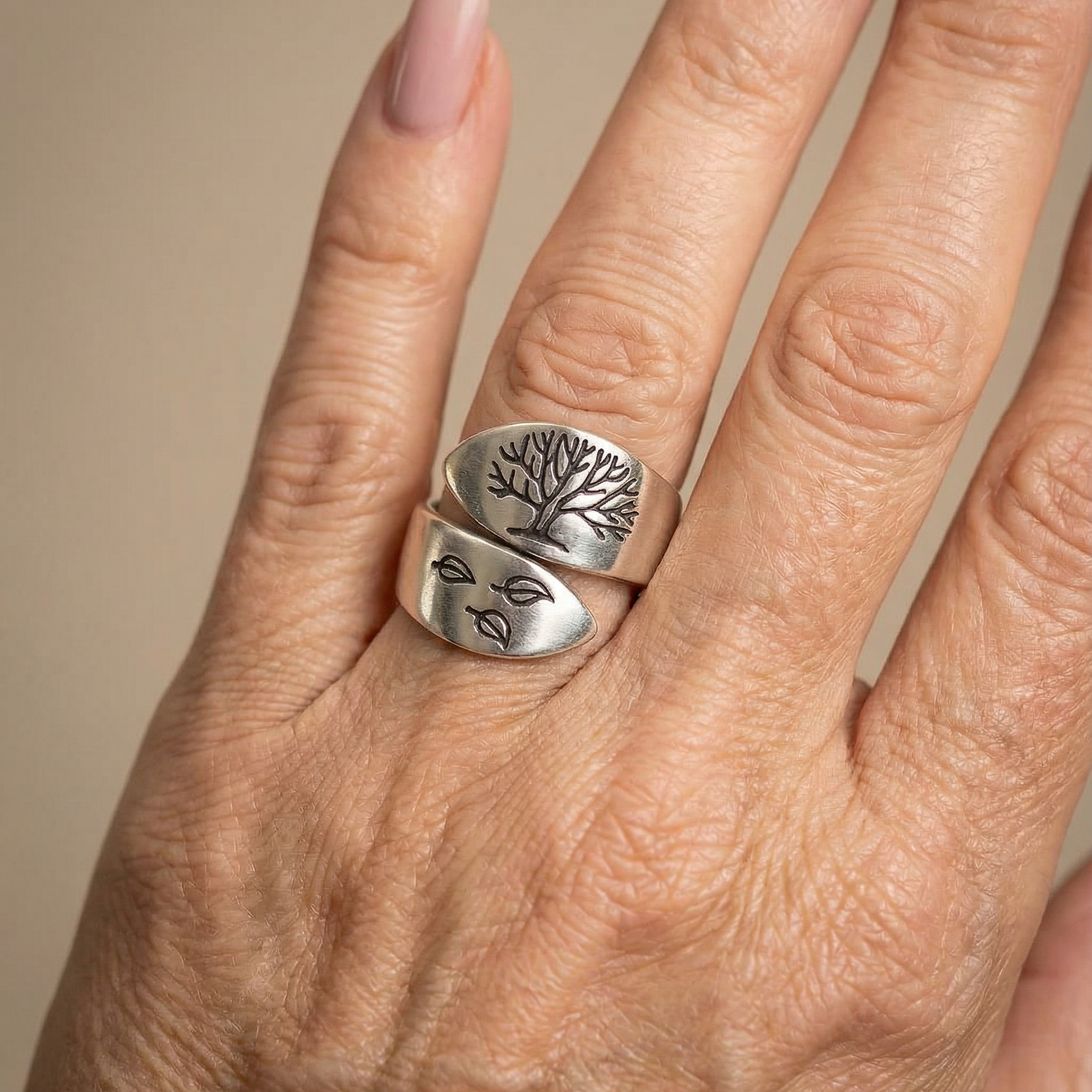 Lebensbaum Ring - S925 Silber | Hier und Jetzt
