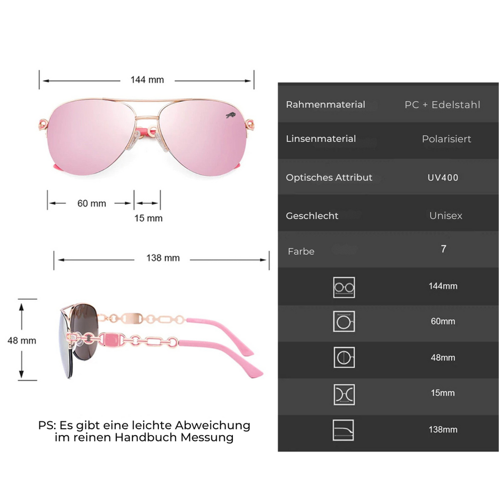 Clinbands | Polarisierte Brille für Damen