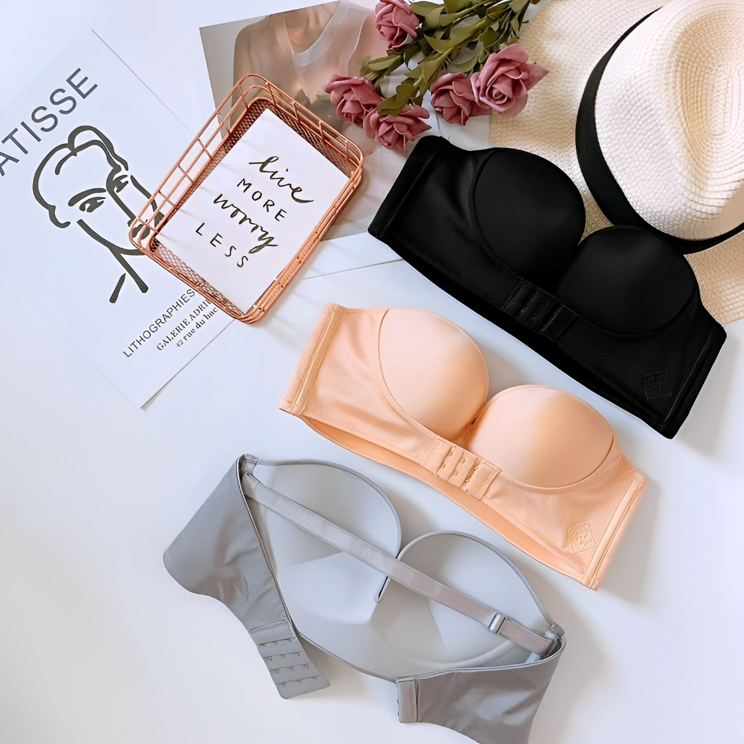 Clinbands | Strapless Push-Up Bh für Maximalen Lift