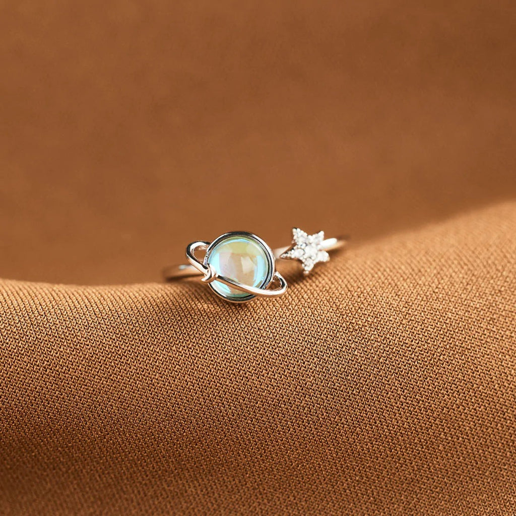 Mondstein Ring - Mond & Stern