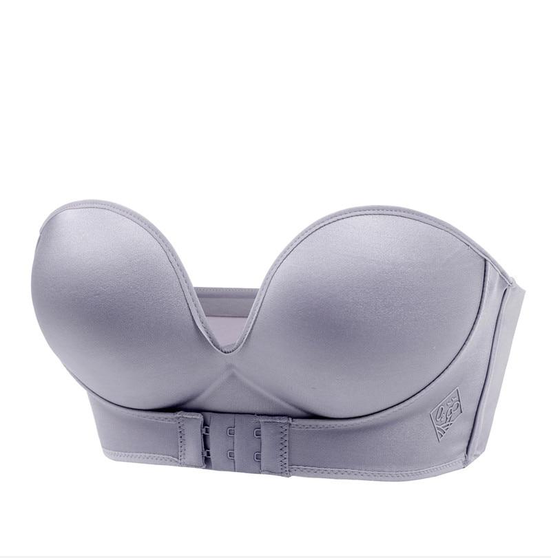 Clinbands | Trägerloser Bh - Damen - Komfort Bh mit Push-Up Effekt und Perfektem Sitz