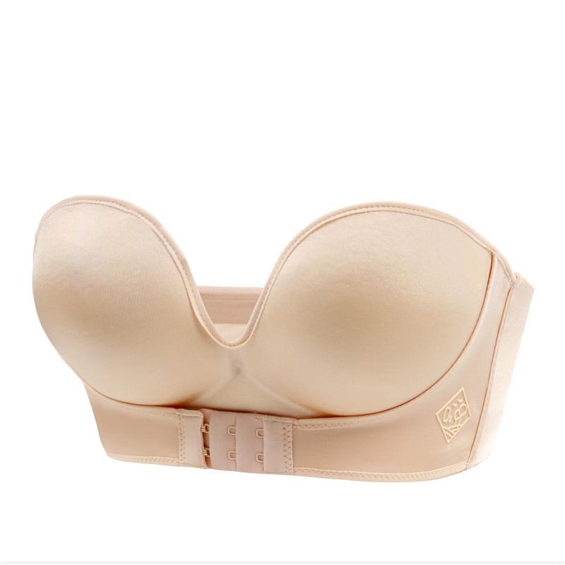 Clinbands | Trägerloser Bh - Damen - Komfort Bh mit Push-Up Effekt und Perfektem Sitz