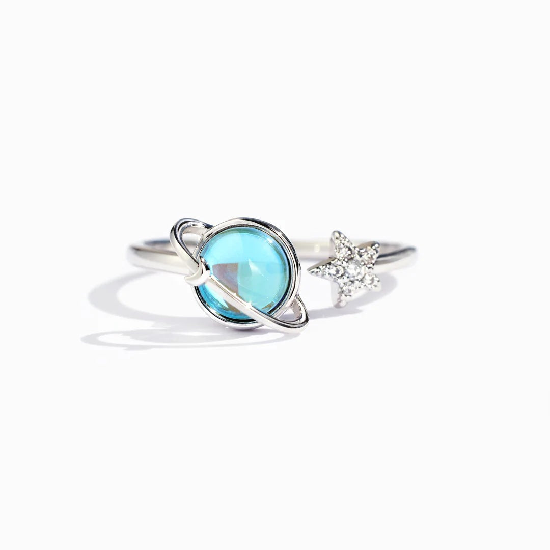 Mondstein Ring - Mond & Stern