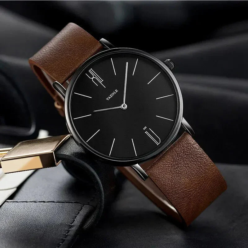Clinbands - Herrenarmbanduhr im Antikstil, klassisch und stilvoll