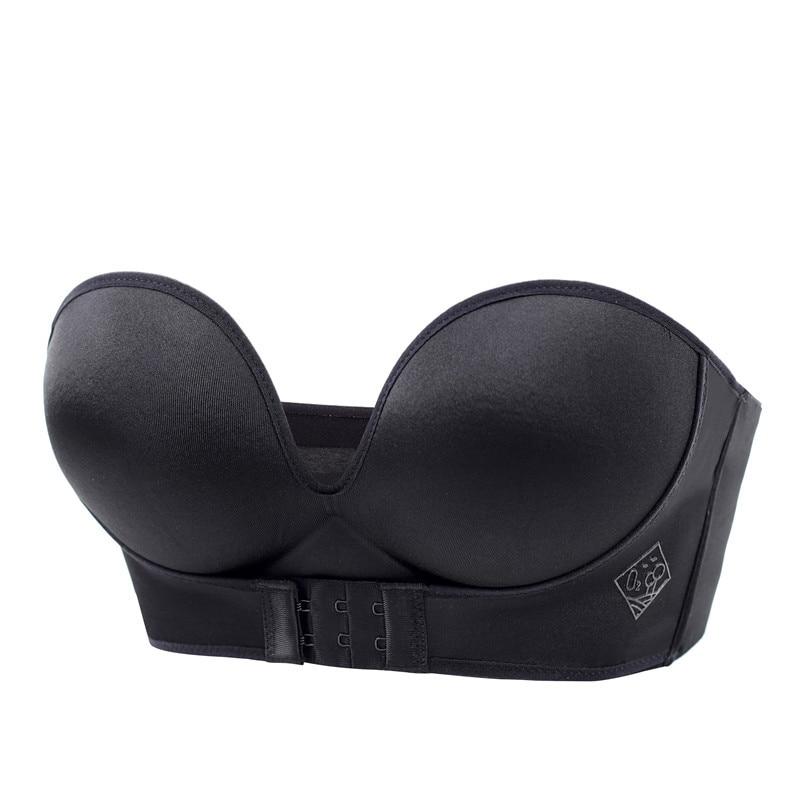 Clinbands | Trägerloser Bh - Damen - Komfort Bh mit Push-Up Effekt und Perfektem Sitz