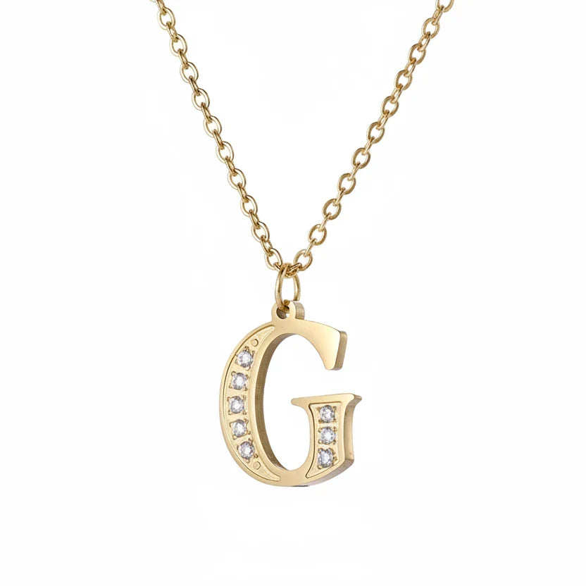 Initial Glow Halskette | Zirkonia