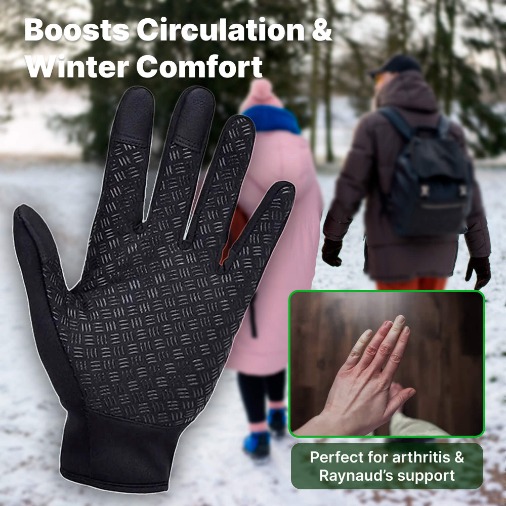 Thermo-Heizhandschuhe mit Touchscreen für Kälte