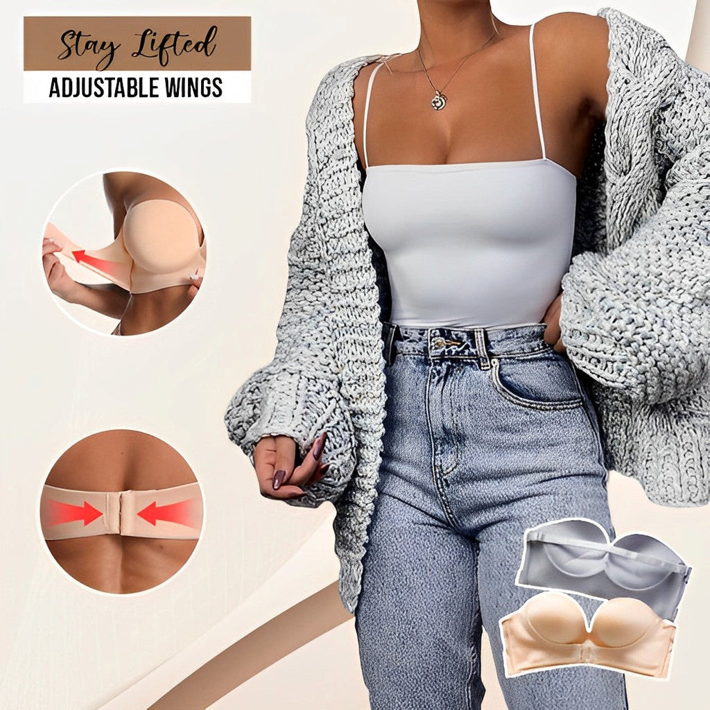 Clinbands | Strapless Push-Up Bh für Maximalen Lift