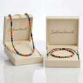 Jaspis Chakren Starterset - Armband & Halskette