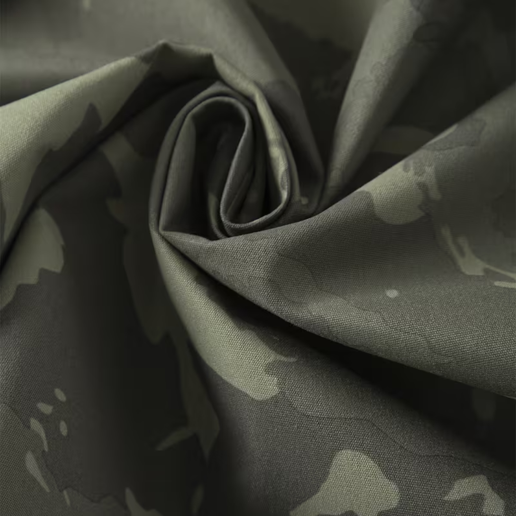 Herren Camo-Windbreaker – leichter Anorak mit Kapuze, Halbreißverschluss