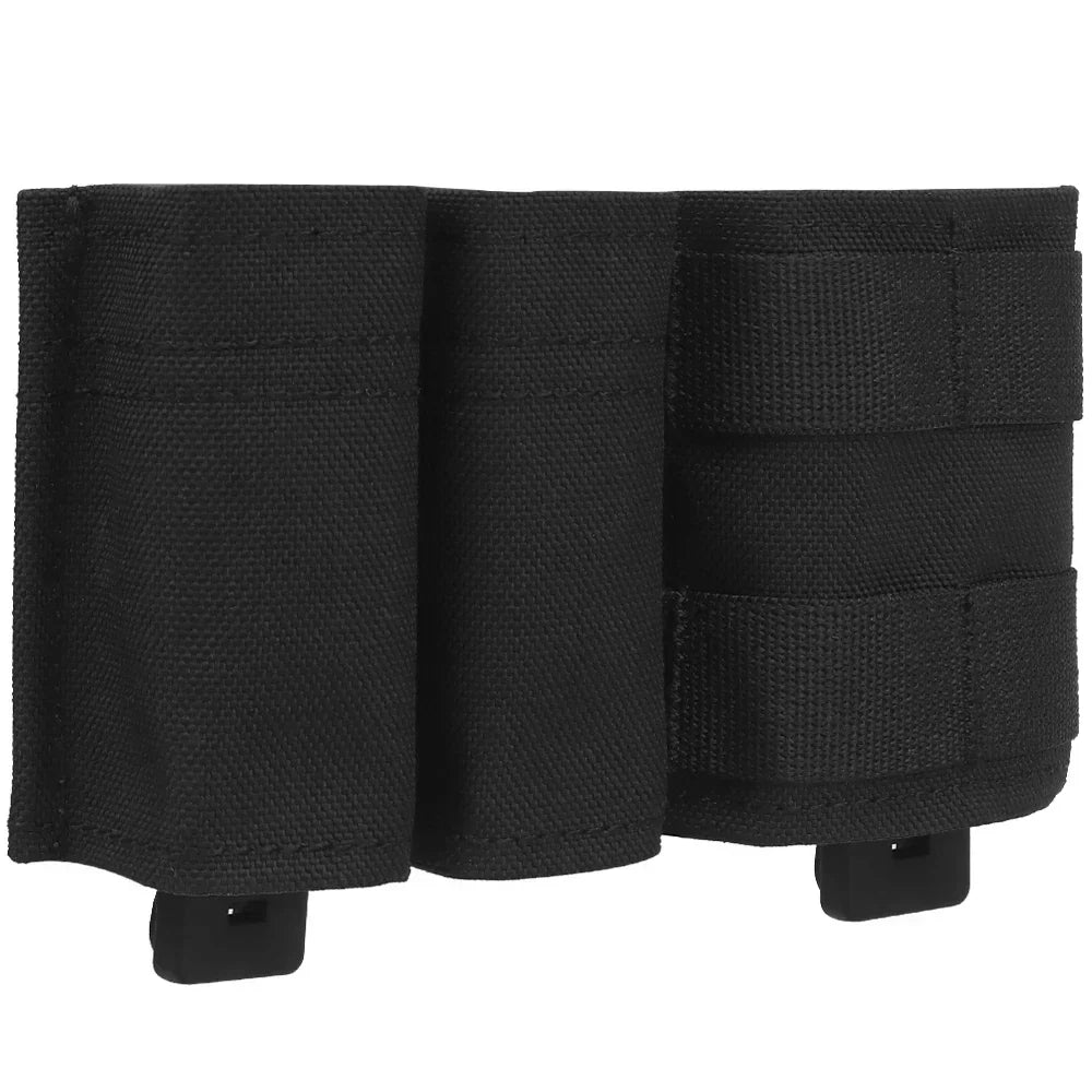 Militär Doppel-Magazintasche – 9mm & 5,56mm mit Nylon-Clip