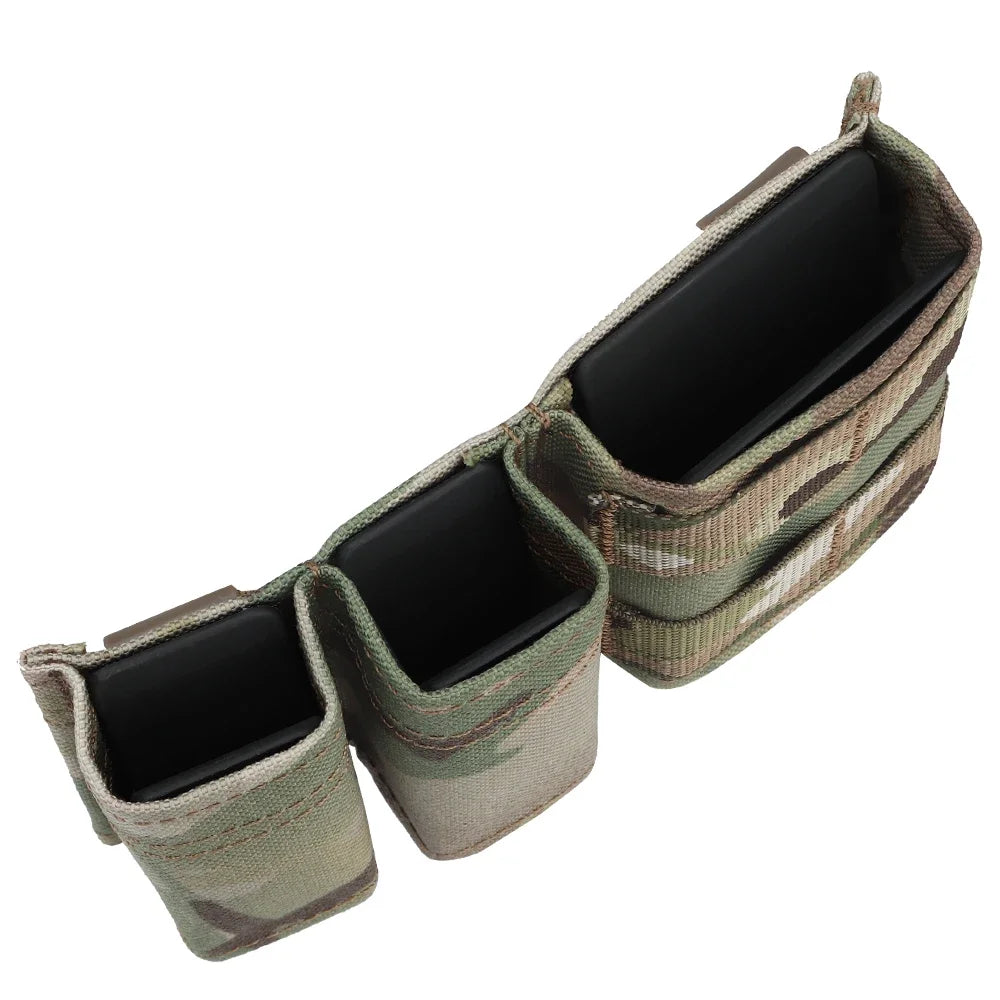 Militär Doppel-Magazintasche – 9mm & 5,56mm mit Nylon-Clip