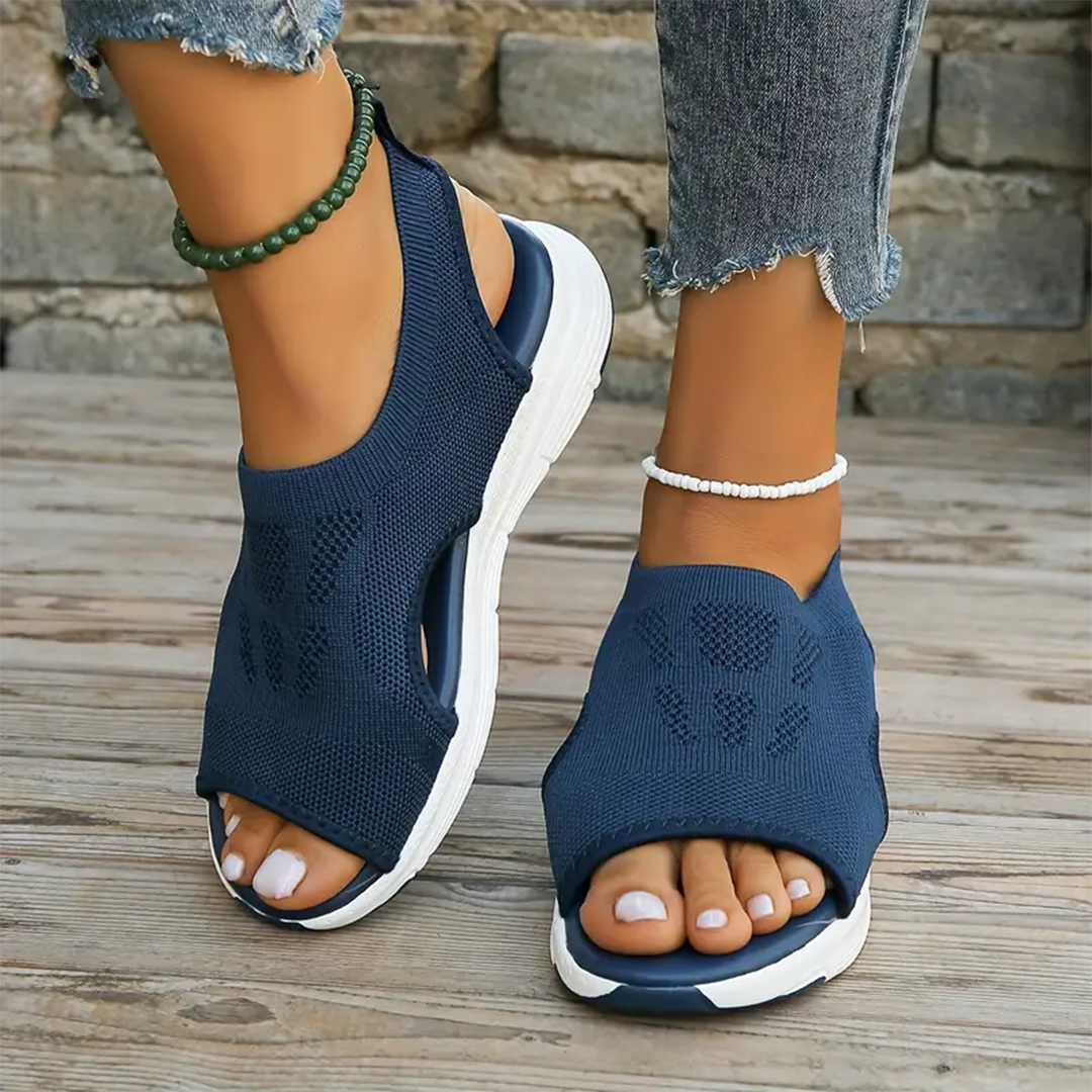 Damen-Walking-Sandalen mit Fußgewölbestütze