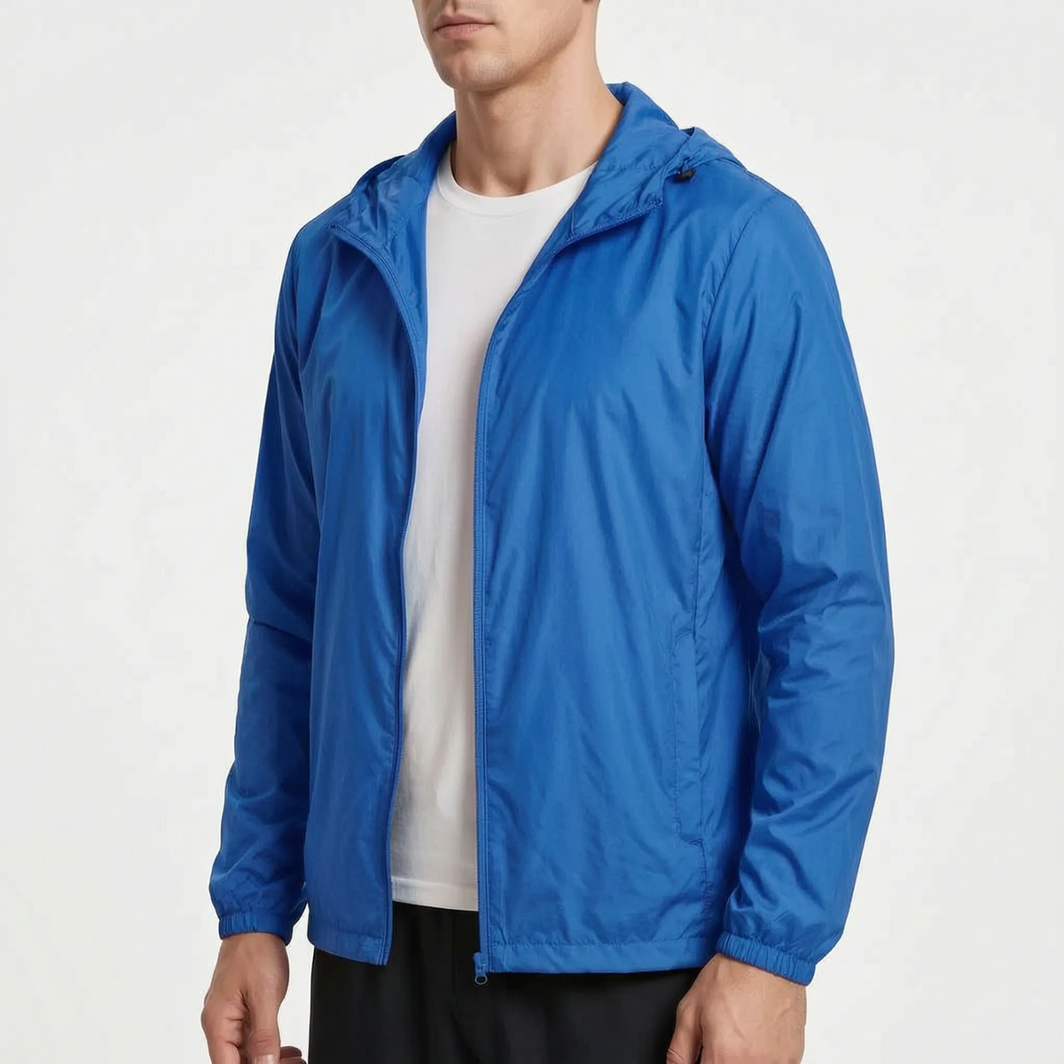 AeroShield Leichte Kapuzen-Herren-Windjacke