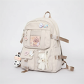 Lilacory Preppy-Style Schulrucksack