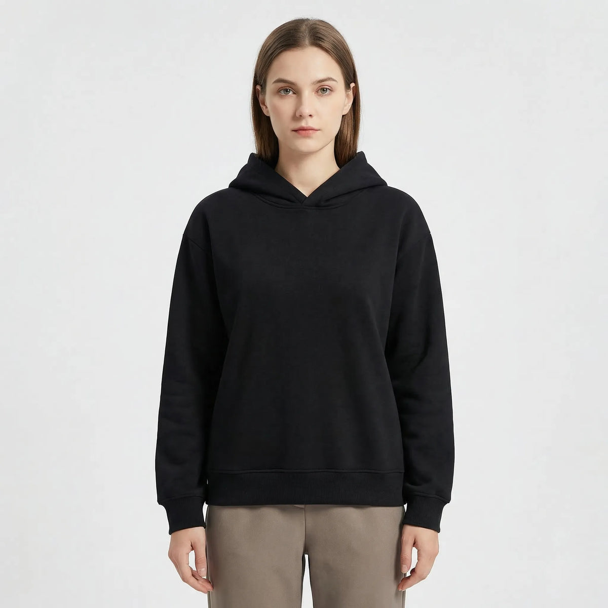 Loundrex Kapuzenpullover und Weiter-Bein-Anzughose Set