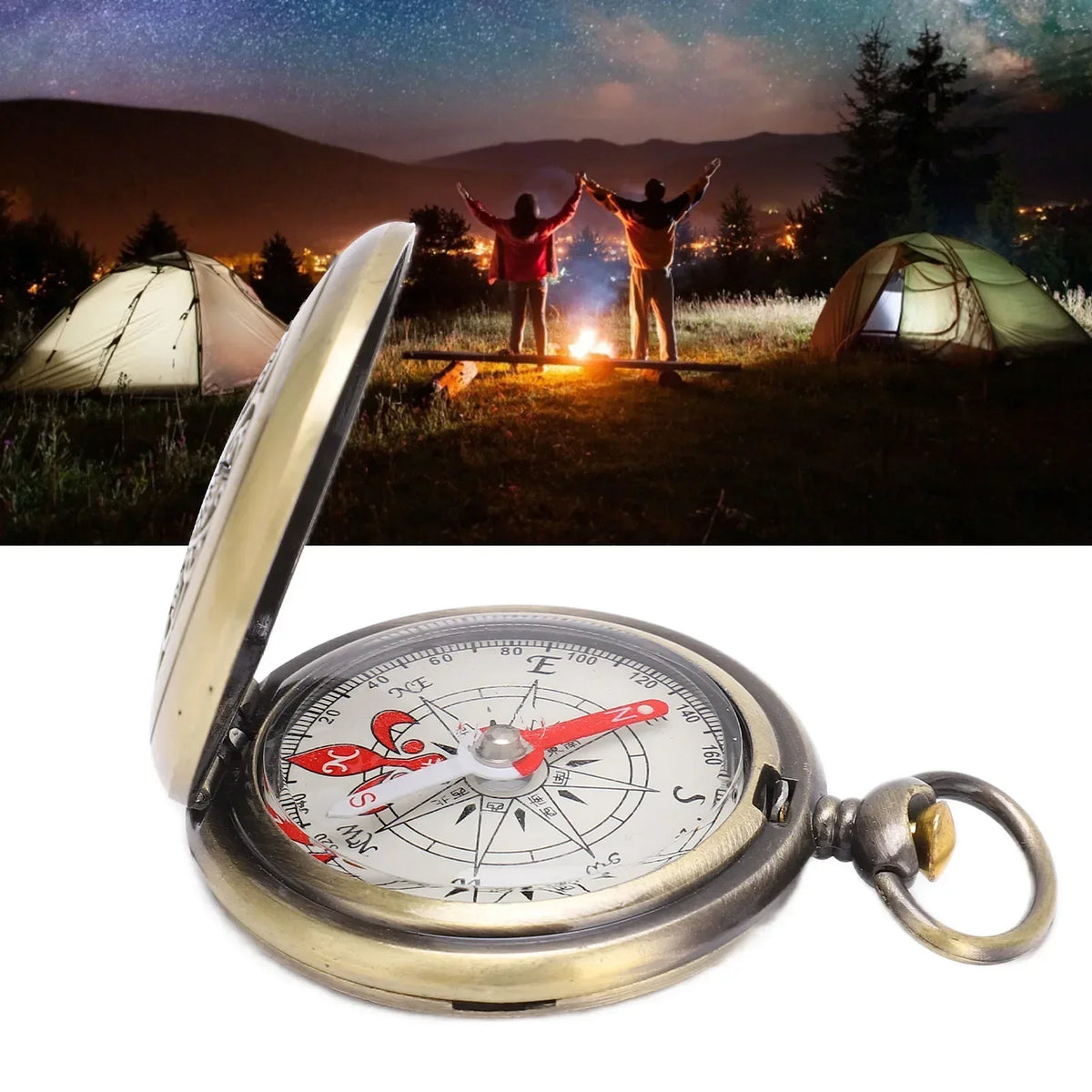 Orientez Kompass mit Schutzdeckel