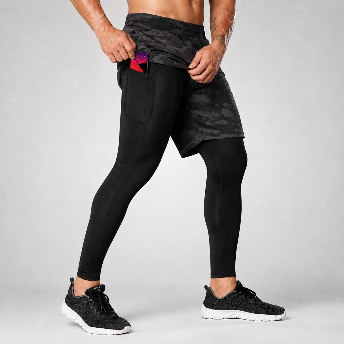 RunVanta Zwei-in-Eins Trainingshose