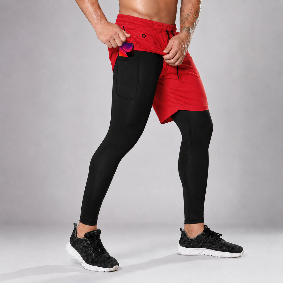 RunVanta Zwei-in-Eins Trainingshose