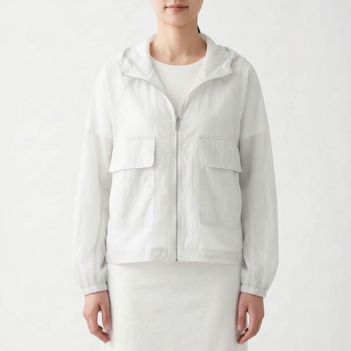 Solajak Leichte Sommer-Reißverschluss-Jacke