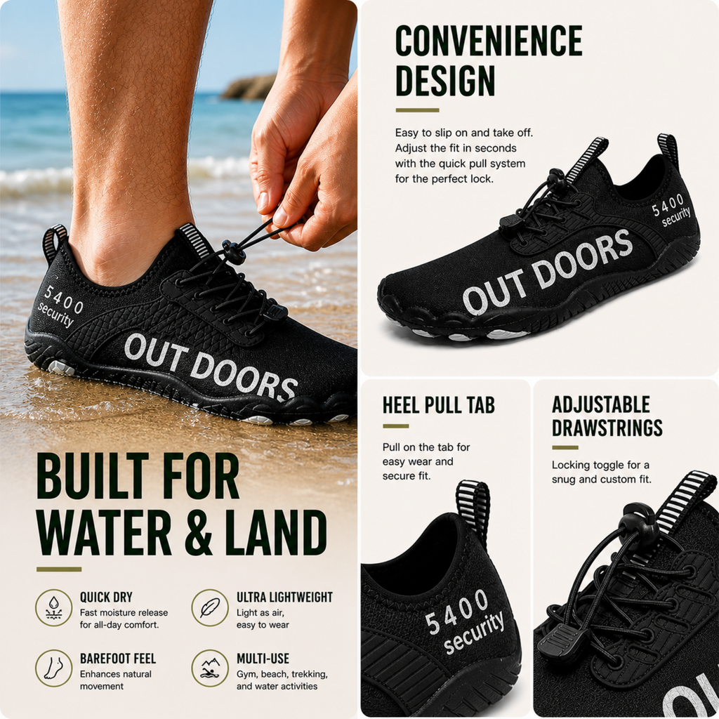 Barfuß-Outdoor-Schuhe – leicht, schnelltrocknend