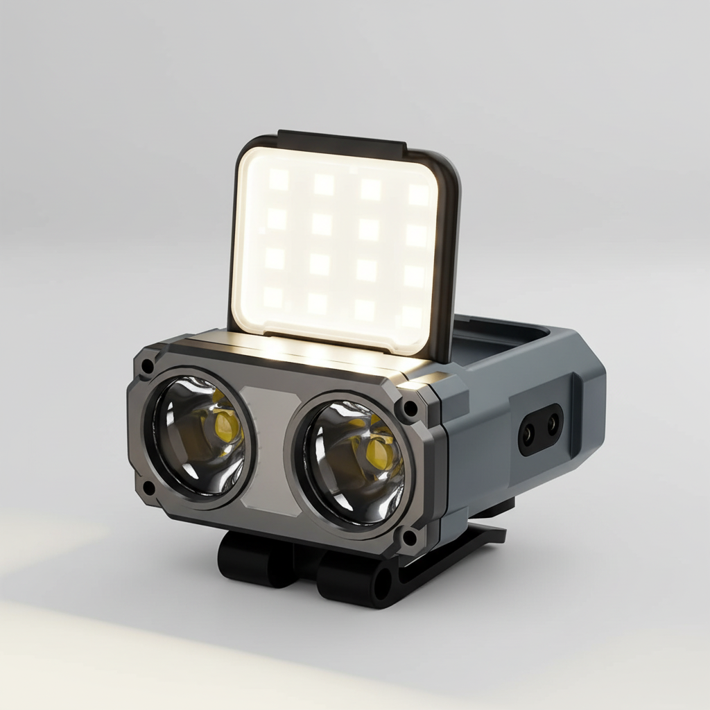 clinbands | TrailOrbis USB-Stirnlampe mit Bewegungssensor