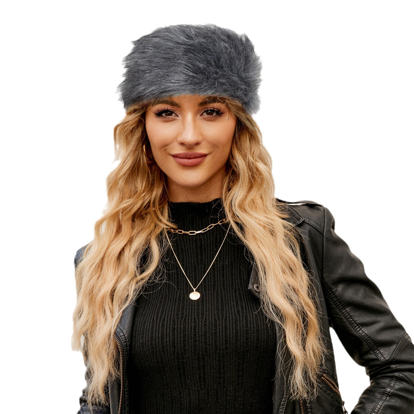 Damen Kuscheliger Fleece-Hut mit modischem Design Clinbands
