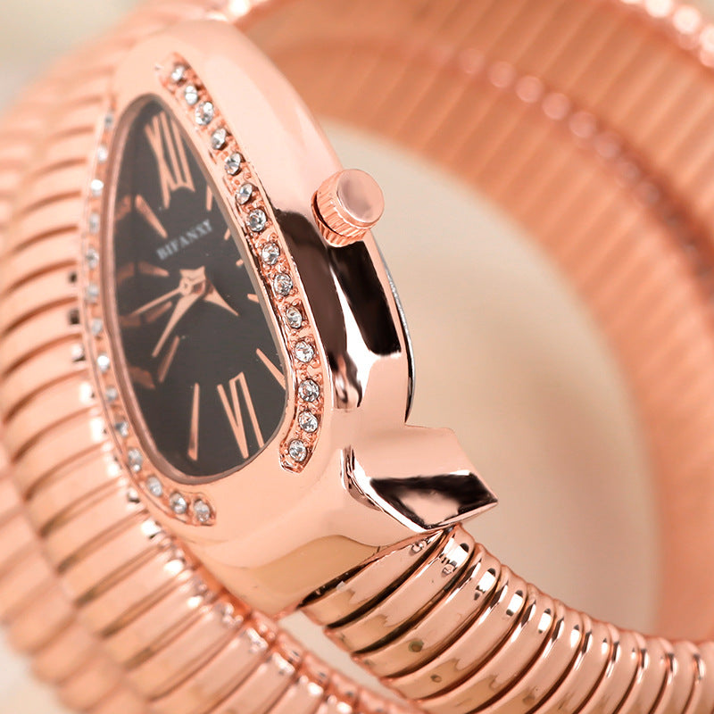 Clinbands | Schlangenuhr mit Quarzbewegung und Persönlichem Armband