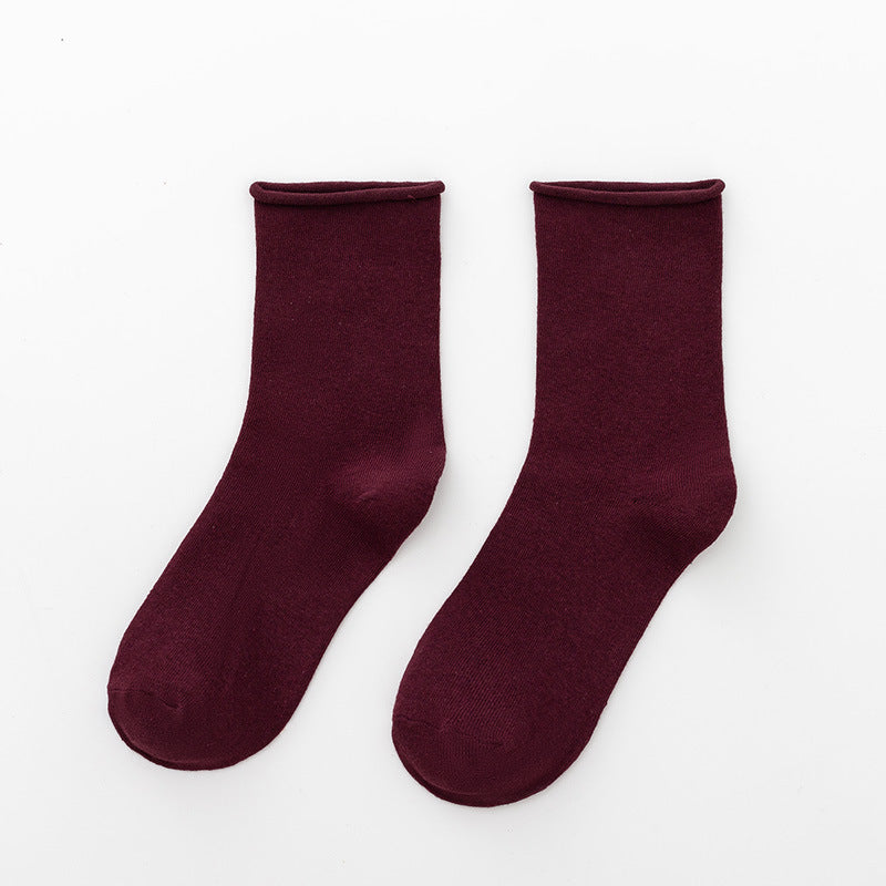 Damen Komfortable Baumwollsocken im klassischen Stil Clinbands