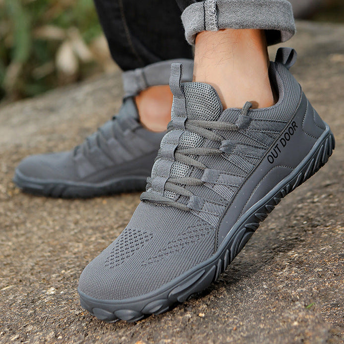 Barfuß-Gehschuhe Weit – atmungsaktiv mit griffiger Außensohle