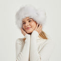 Damen Flauschige Wintermütze mit tierischen Ohren und voluminösem Design Clinbands