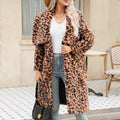 Damen Lange Leopardmuster Clinbands