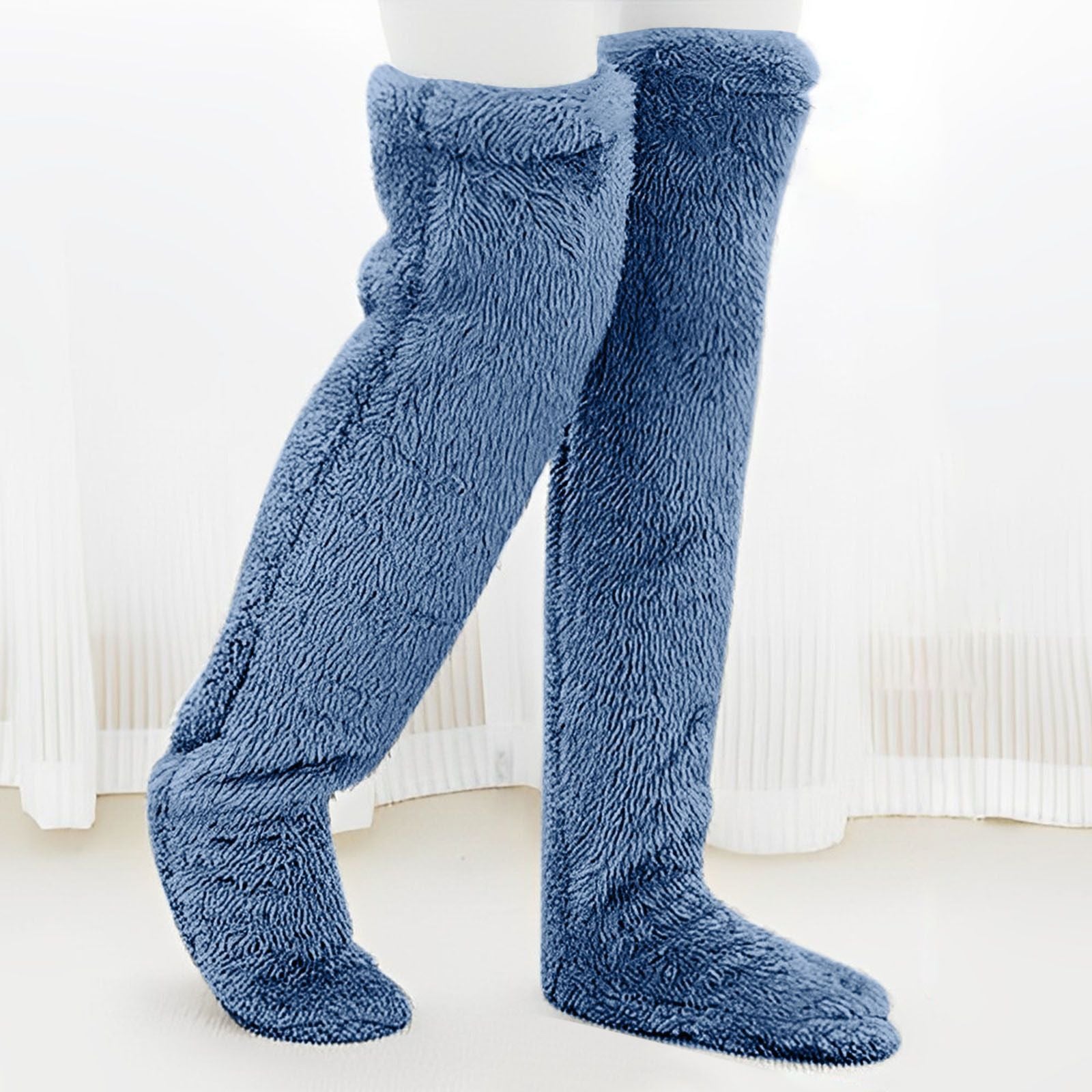 Damen Extra warme Knielange Fleece-Stulpen Clinbands