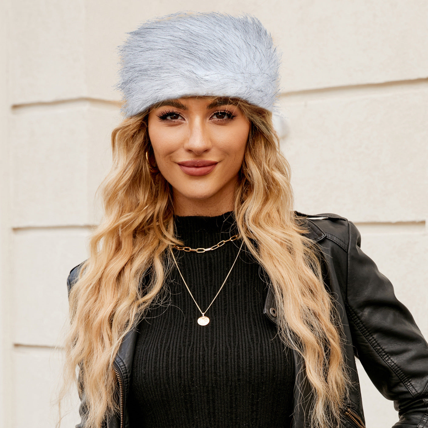 Damen Kuscheliger Fleece-Hut mit modischem Design Clinbands