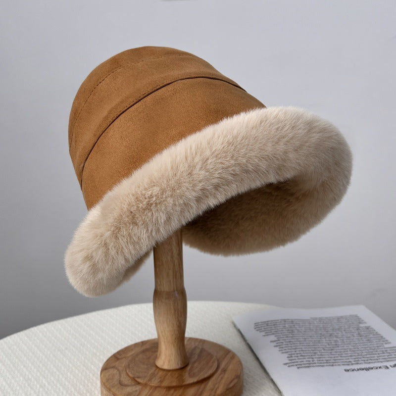 Damen Kuschelige und elegante Fellmütze Clinbands