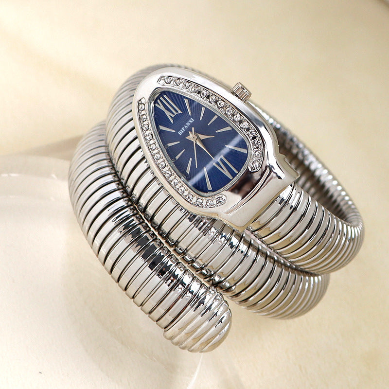 Clinbands | Schlangenuhr mit Quarzbewegung und Persönlichem Armband