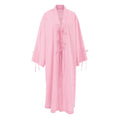 Damen Kimono-Style Morgenmantel mit verspieltem Rüschendetail Clinbands