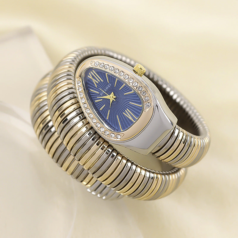 Clinbands | Schlangenuhr mit Quarzbewegung und Persönlichem Armband