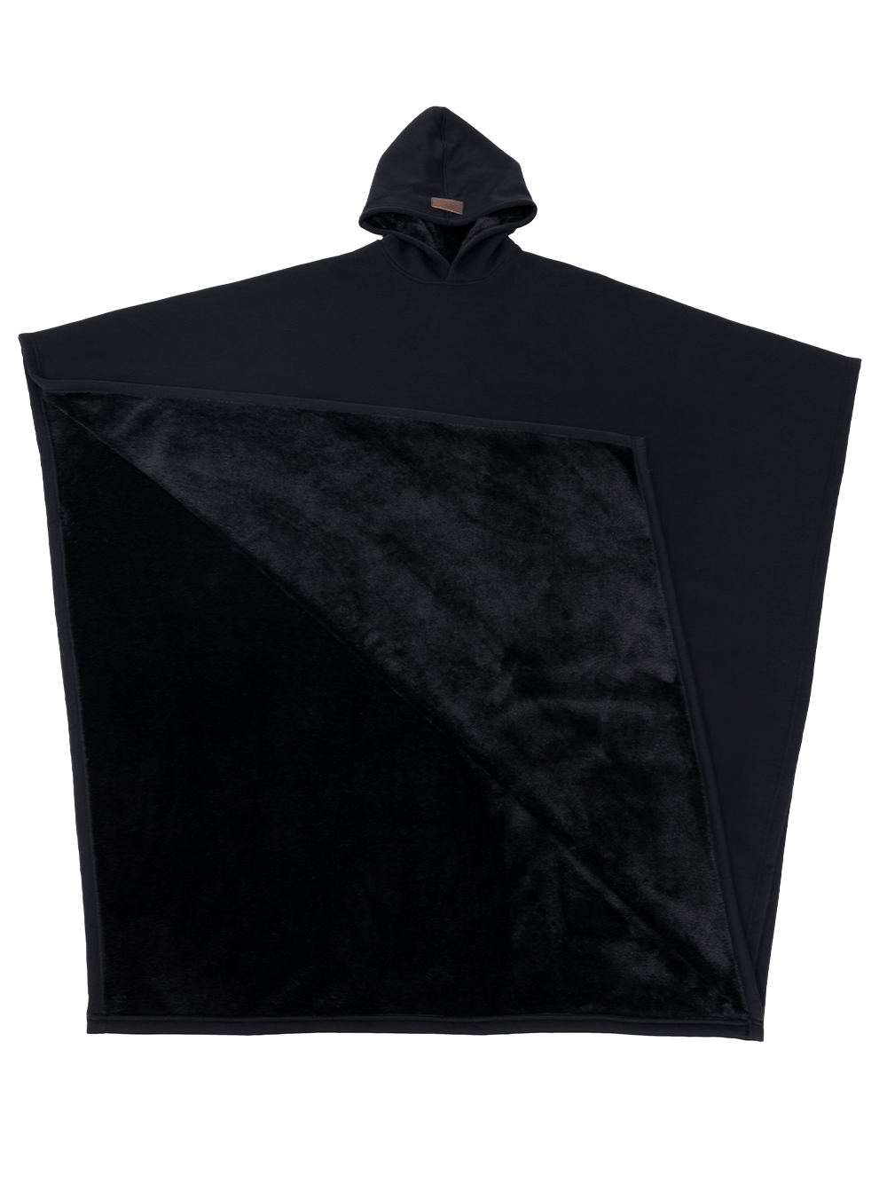 Gewichteter Cape-Hoodie