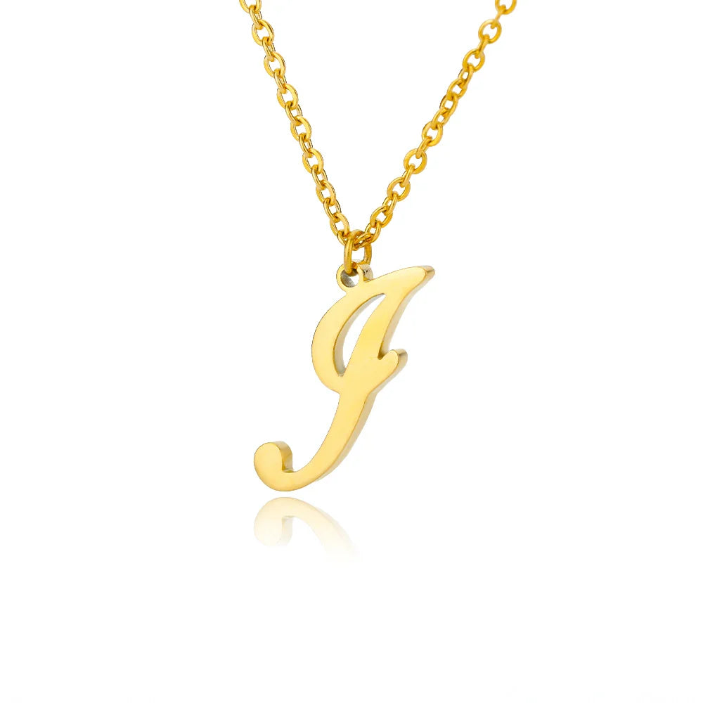 Signature Initial Halskette | Gold