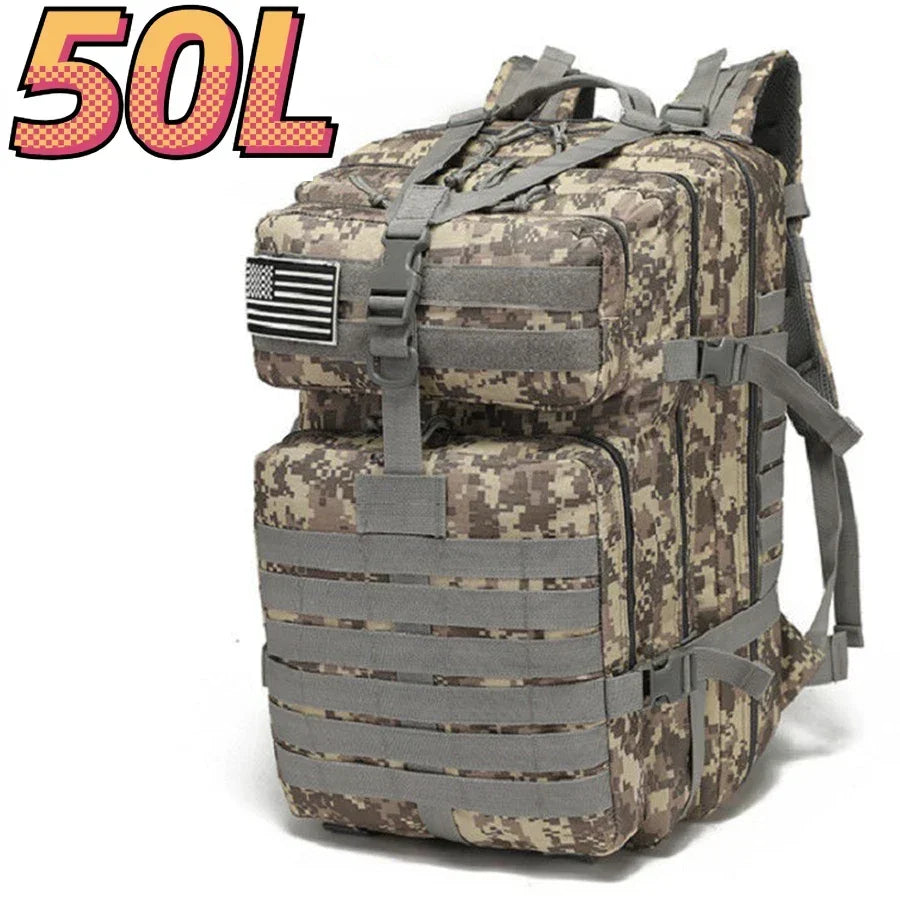 Wasserdichter Trekking-Rucksack – großes Fassungsvermögen