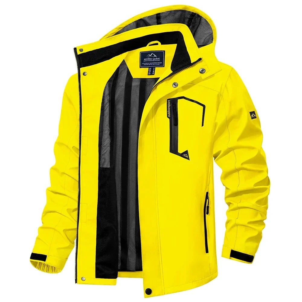 Herren leichte Frühjahr-Herbst-Jacke – wasserdichter Regenmantel
