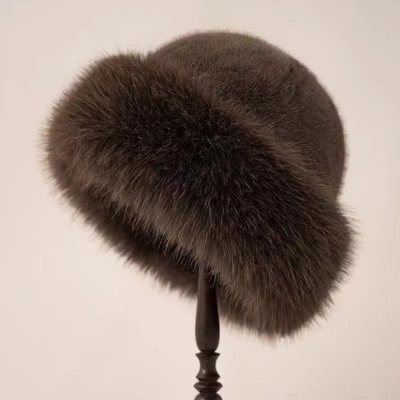 Clinbands | Luxus Kunstpelz Winterhut