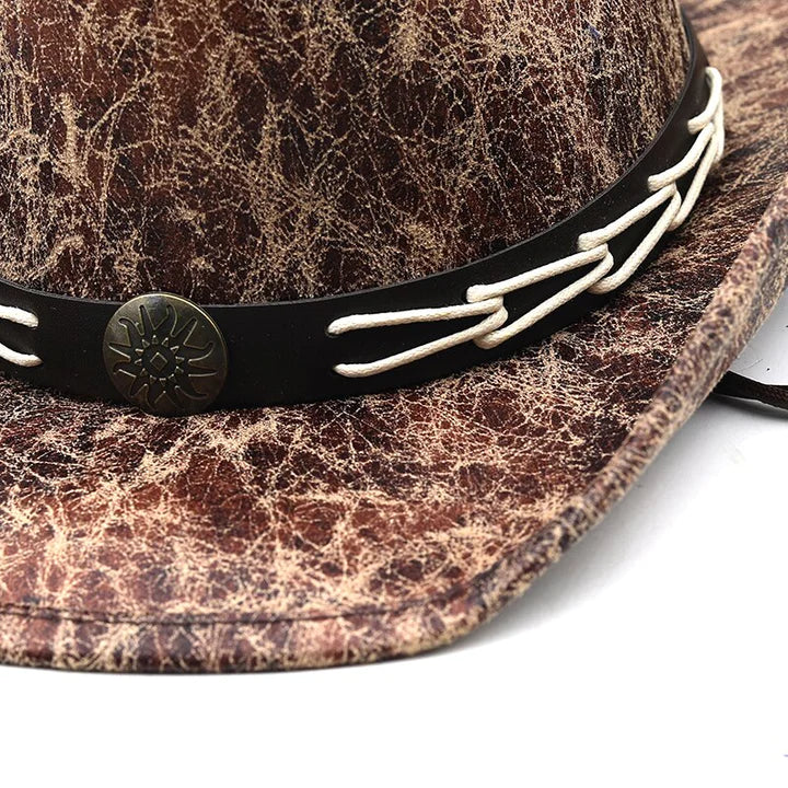 Clinbands - Cowboyhut mit Knochenperlenbesatz