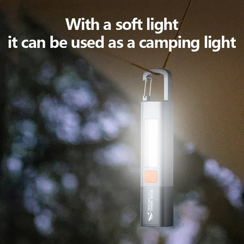 Super helle LED-Mini-Taschenlampe mit Haken